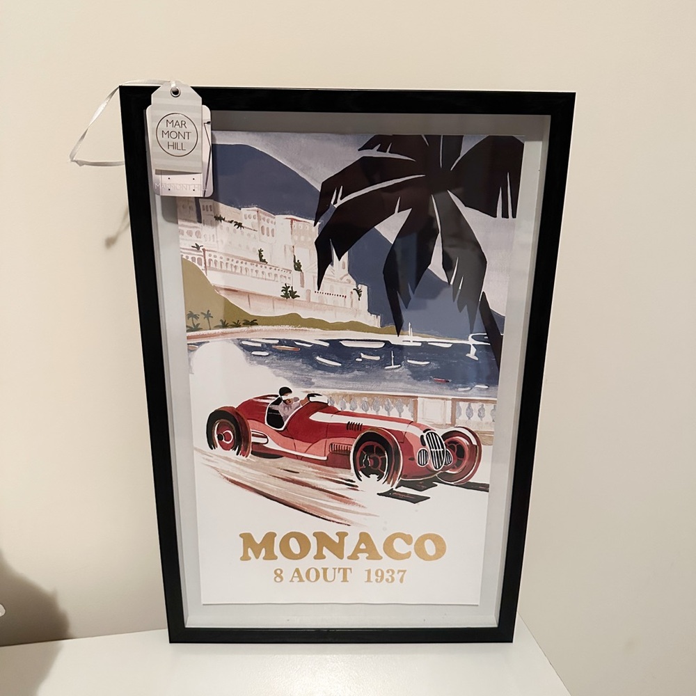 Monaco 1937 Framed Art Print